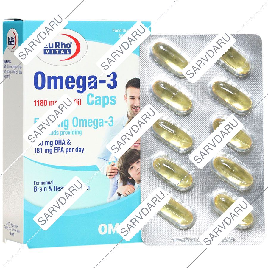 امگا 3 یوروویتال 30 عددی 