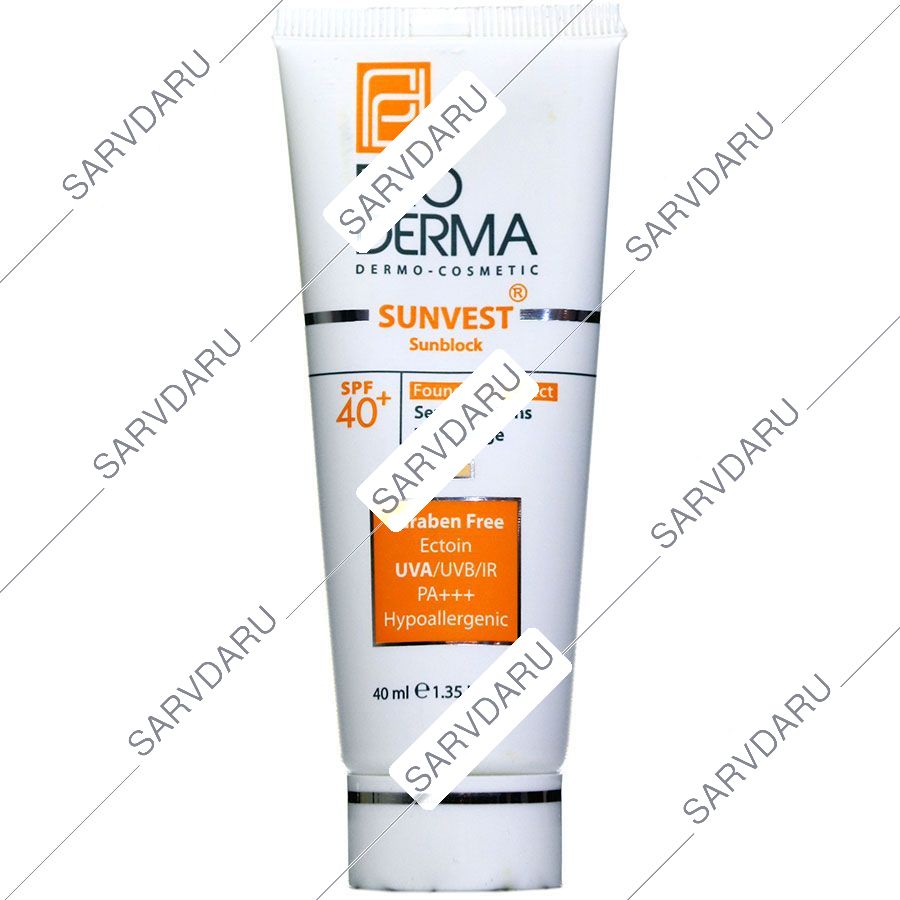 ضد آفتاب مینرال SPF40 سان وست