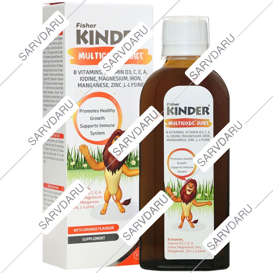 شربت مولتی کد کیندر