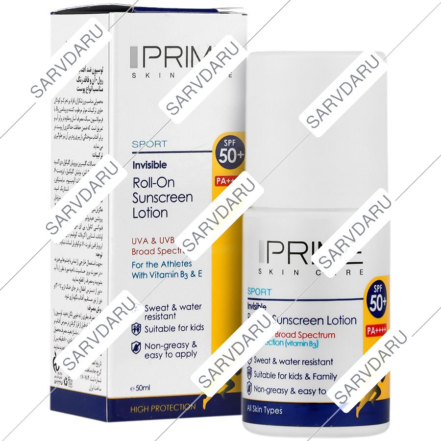 رول آن لوسیون ضد آفتاب SPF50