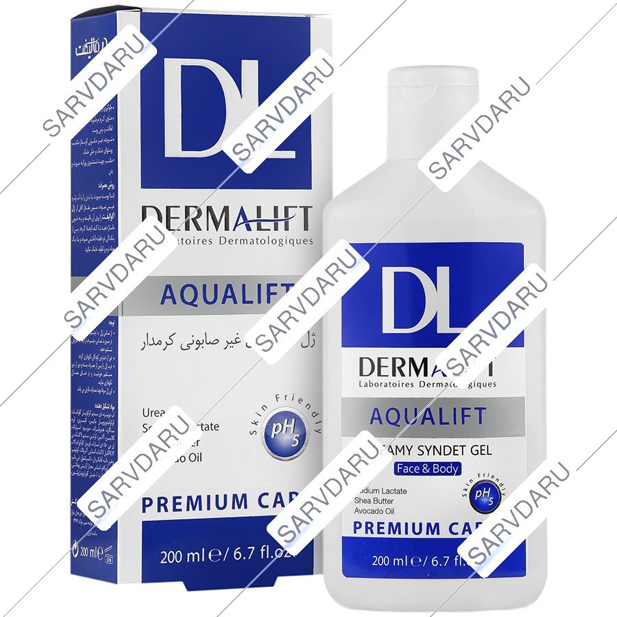 ژل شستشوی غیر صابونی کرمدار آکوالیفت