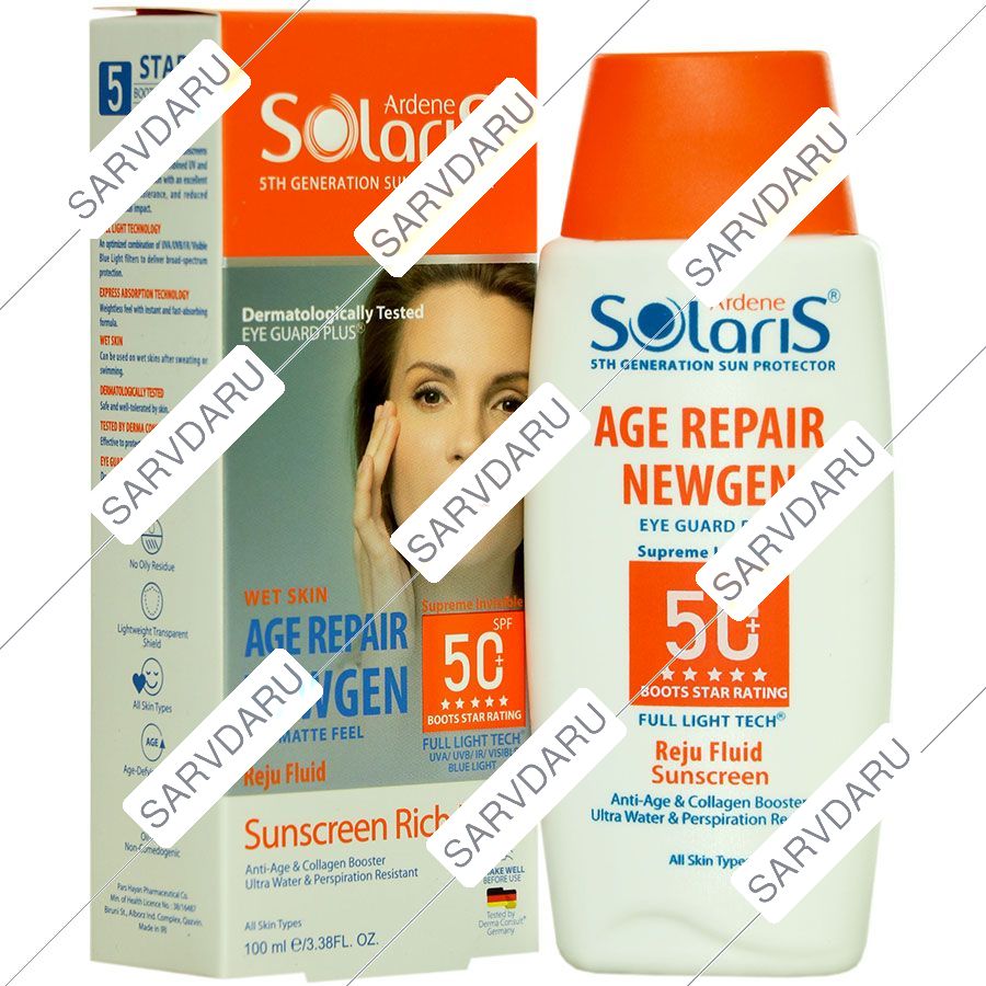 فلوئید ضد آفتاب ضد چروک نیوژن SPF50