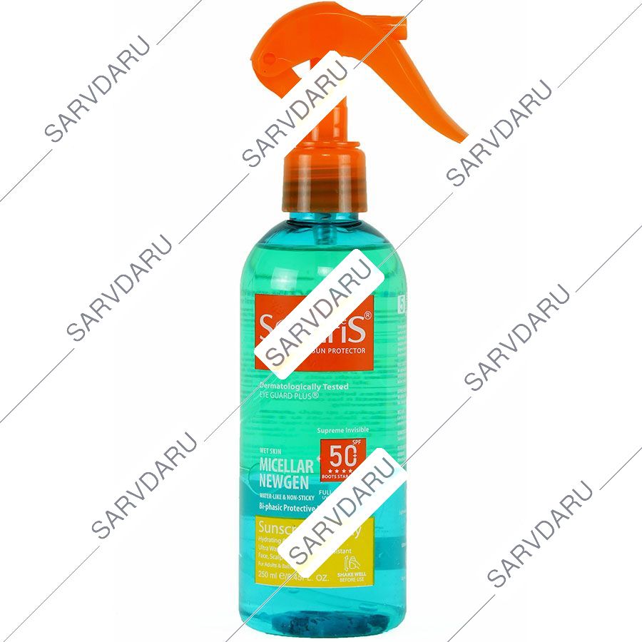 لوسیون دو فاز ضد آفتاب میسلار نیوژن SPF50