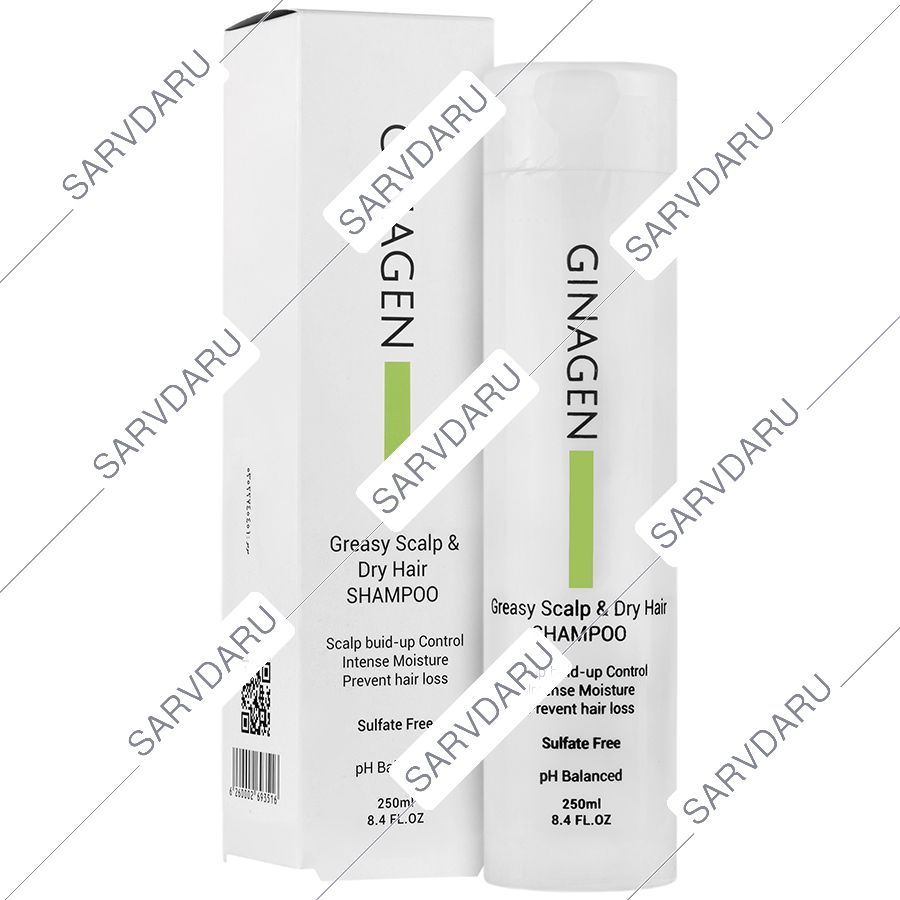 شامپو کف سر چرب و ساقه موی خشک