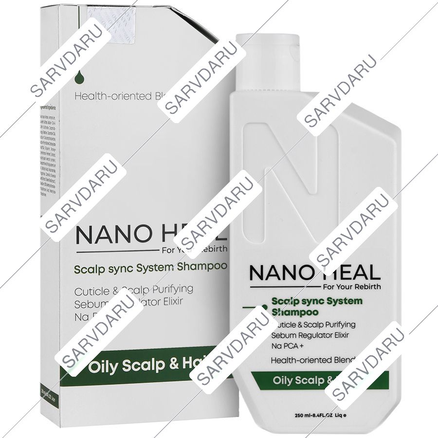 شامپو موی چرب نانو هیل 250 میلی لیتر