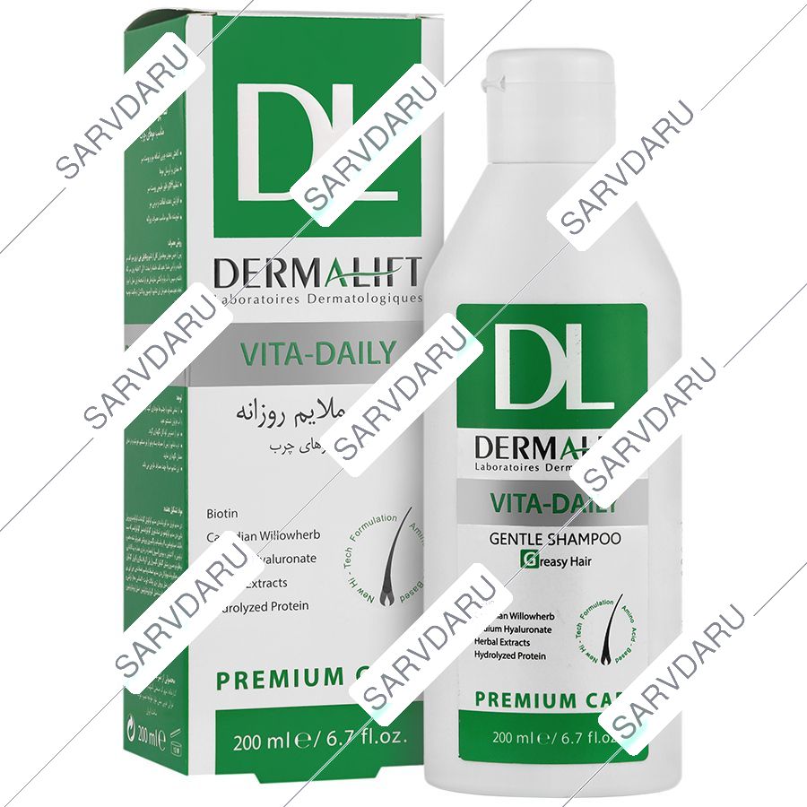 شامپو ملایم روزانه موی چرب ویتا دیلی