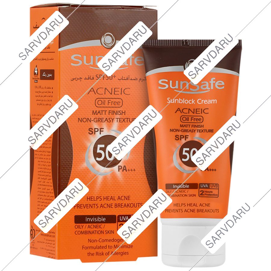 کرم ضد آفتاب آنتی آکنه SPF50