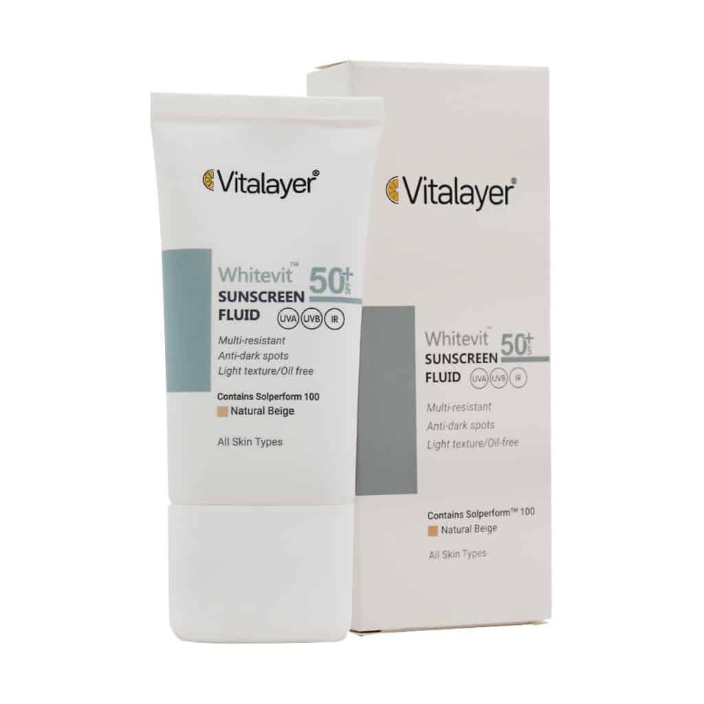 فلوئید ضد آفتاب ضد لک وایت ویت SPF50
