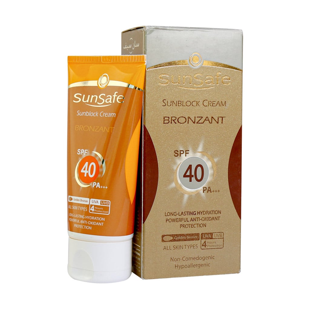 کرم ضد آفتاب برنزه کننده SPF40