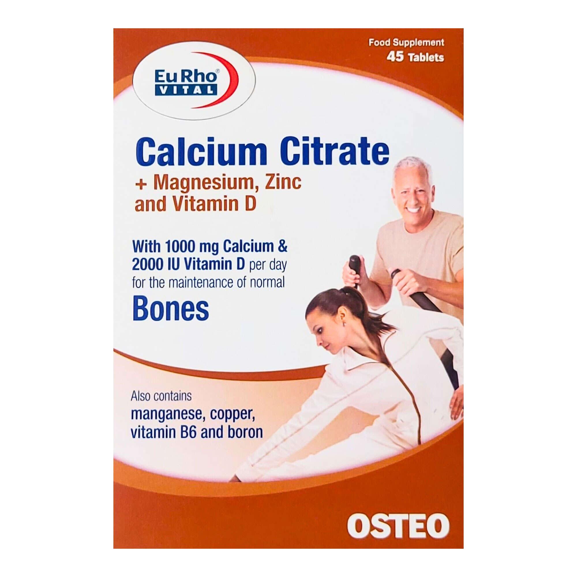 کلسیم سیترات یوروویتال