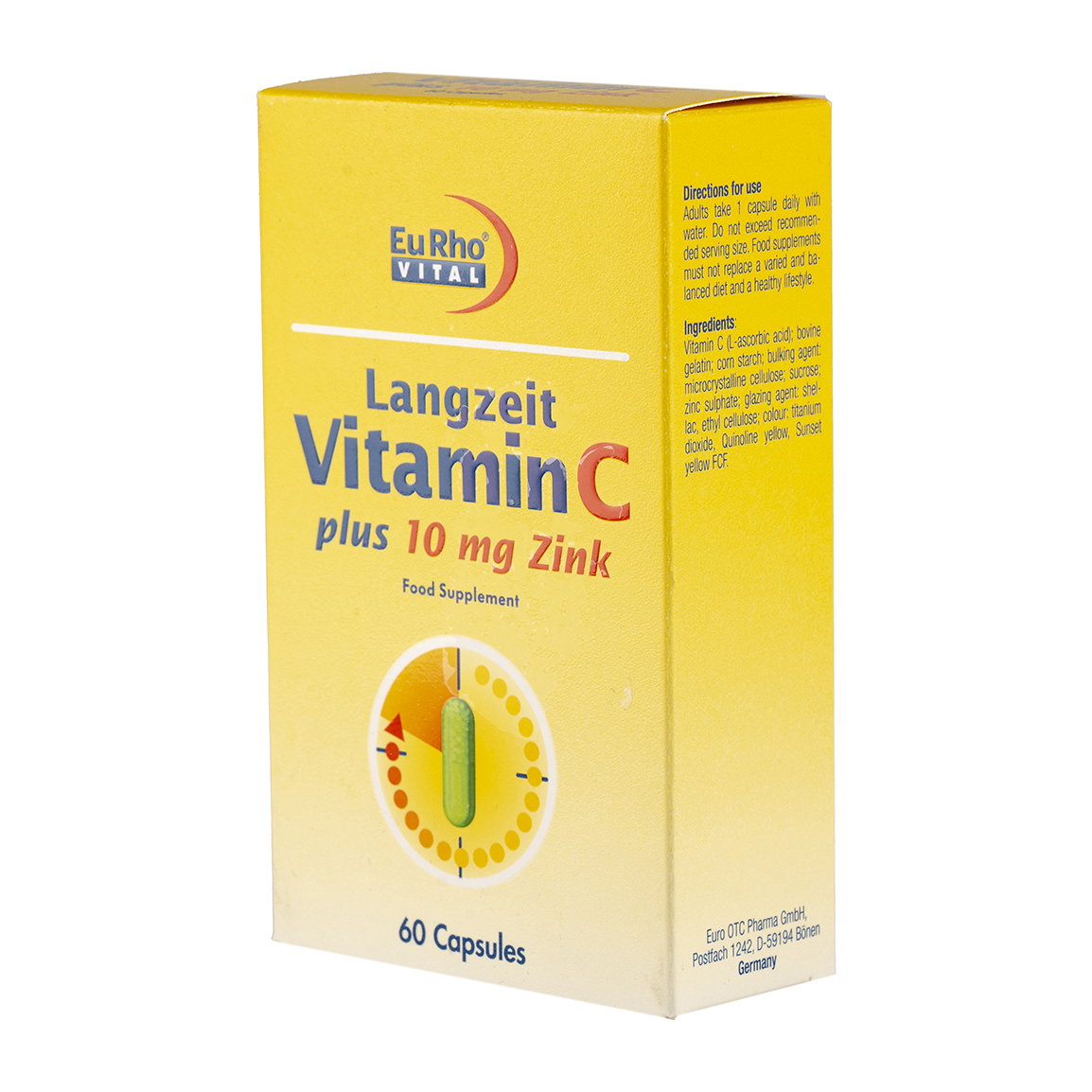 ویتامین سی و زینک 10 میلی گرم