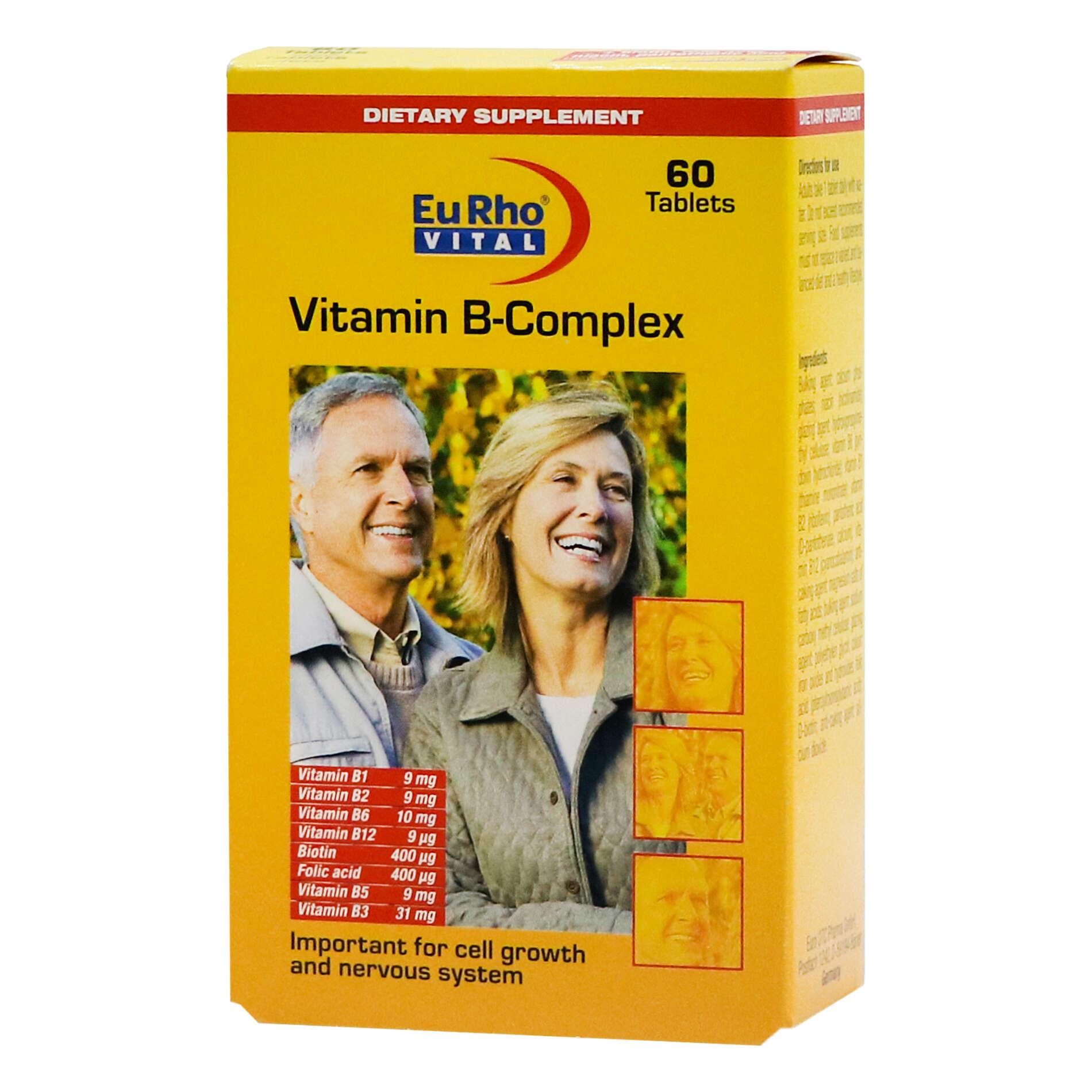 قرص ویتامین ب کمپلکس 60 عددی