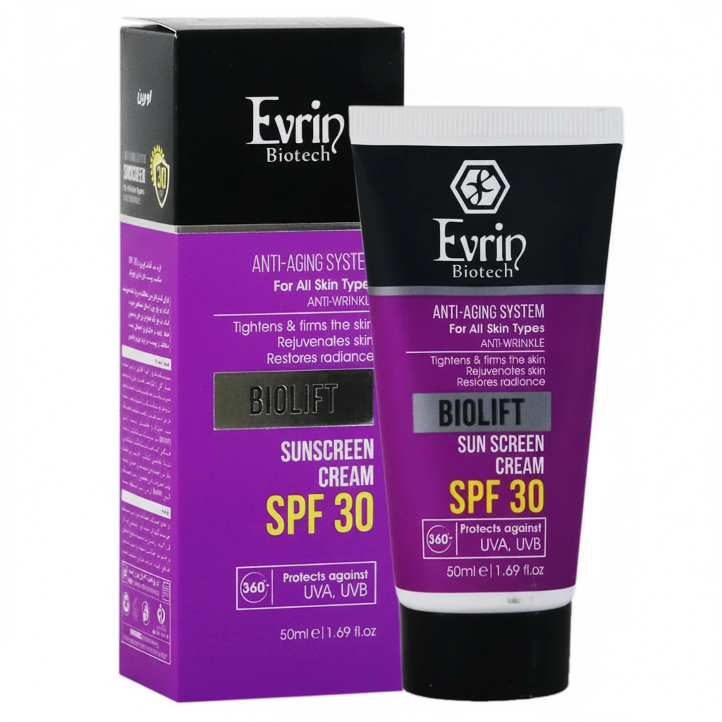 کرم ضد آفتاب ضد چروک SPF30 بایولیفت