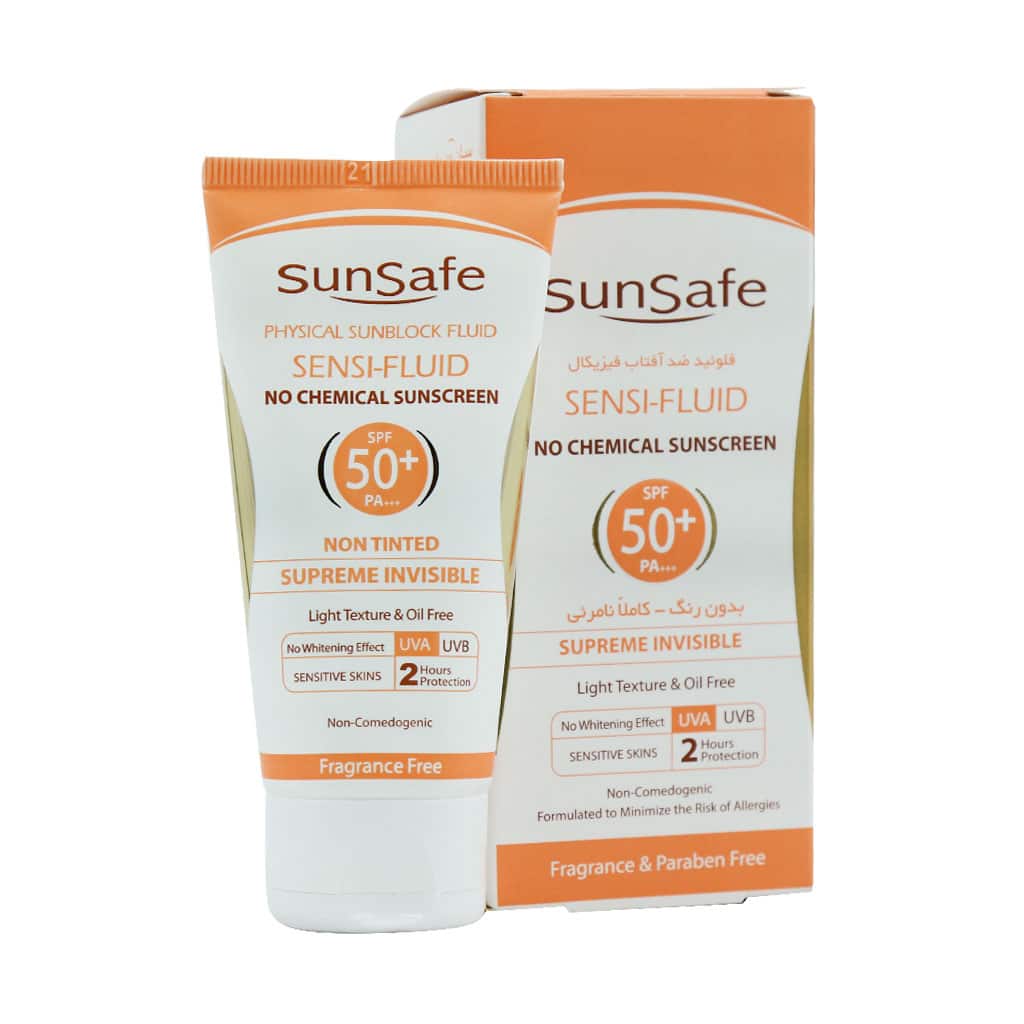 فلوئید ضد آفتاب فیزیکال SPF50