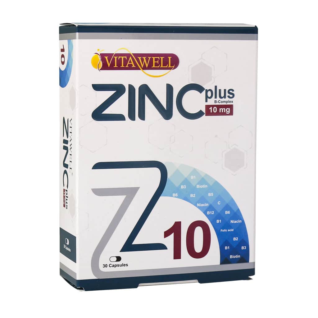 زینک پلاس 10 میلی گرمی ویتاول 30 عددی