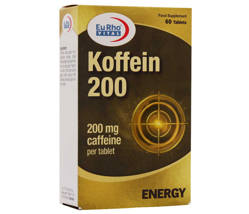 کافئین یوروویتال 200 میلی گرم