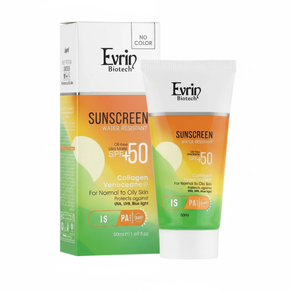 کرم ضد آفتاب پوست معمولی و چرب SPF50