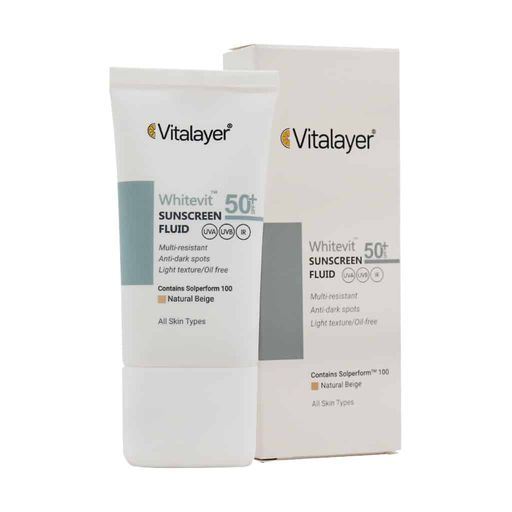 فلوئید ضد آفتاب ضد لک وایت ویت SPF50