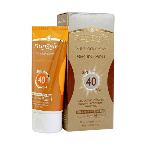 کرم ضد آفتاب برنزه کننده SPF40