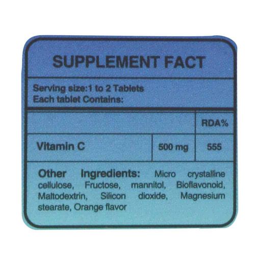ویتامین سی های هلث 500 میلی گرم
