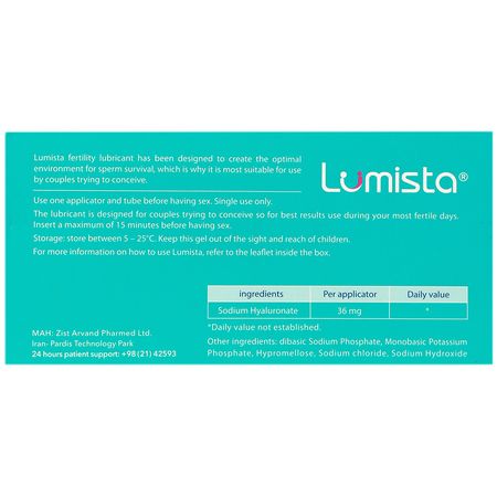ژل تسهیل باروری لومیستا