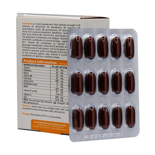 ب کمپلکس و ویتامین سی ویتامین ای و زینک