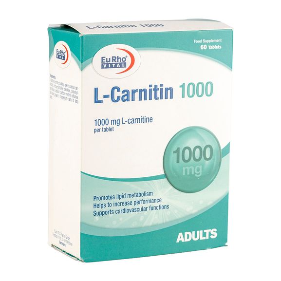 ال کارنیتین یوروویتال 1000 میلی گرمی