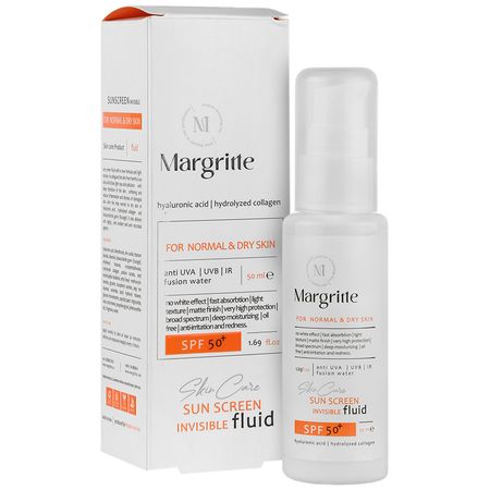 فلوئید ضد آفتاب ساده پوست نرمال تا خشک SPF50