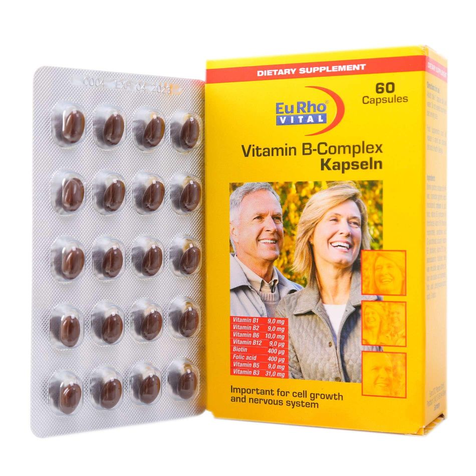 کپسول ویتامین ب کمپلکس یوروویتال