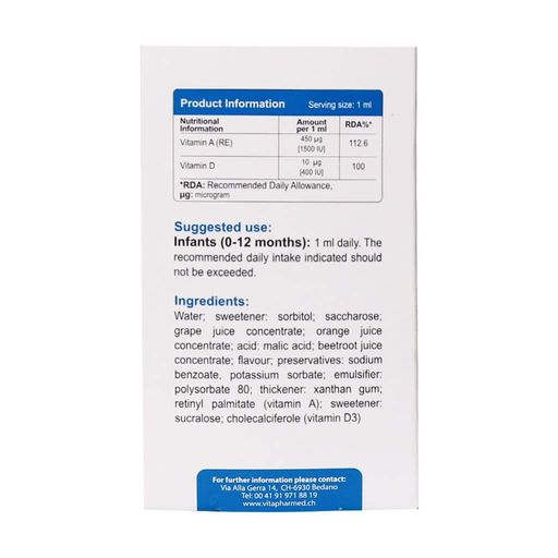 قطره ویتامین آ د