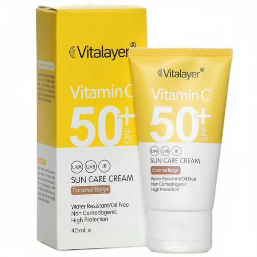 کرم ضد آفتاب رنگی حاوی ویتامین سی