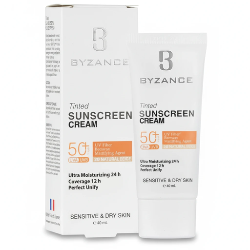 کرم ضد آفتاب رنگی SPF50 پوست خشک