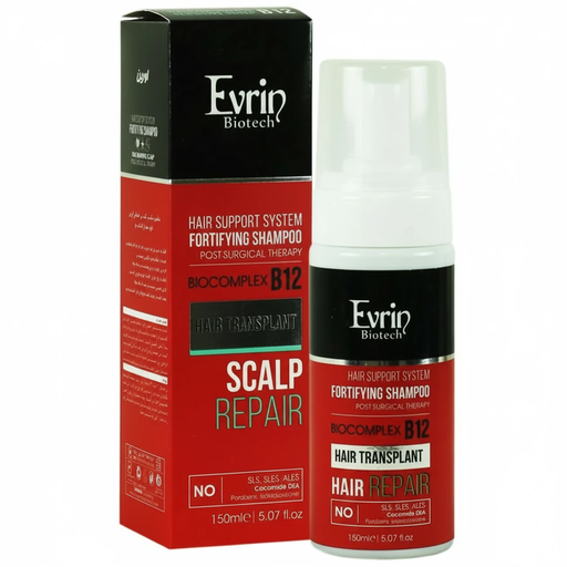 شامپو فوم کاشت مو مناسب کف سر حساس