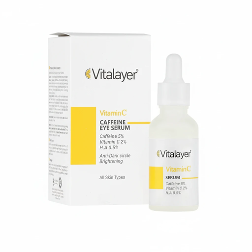 سرم دور چشم کافئین و ویتامین سی