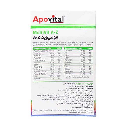 مولتی ویت A تا Z
