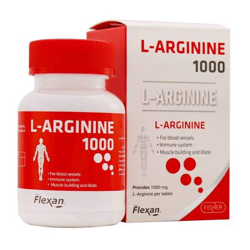 ال آرژینین فیشر فلکسان 1000 میلی گرم