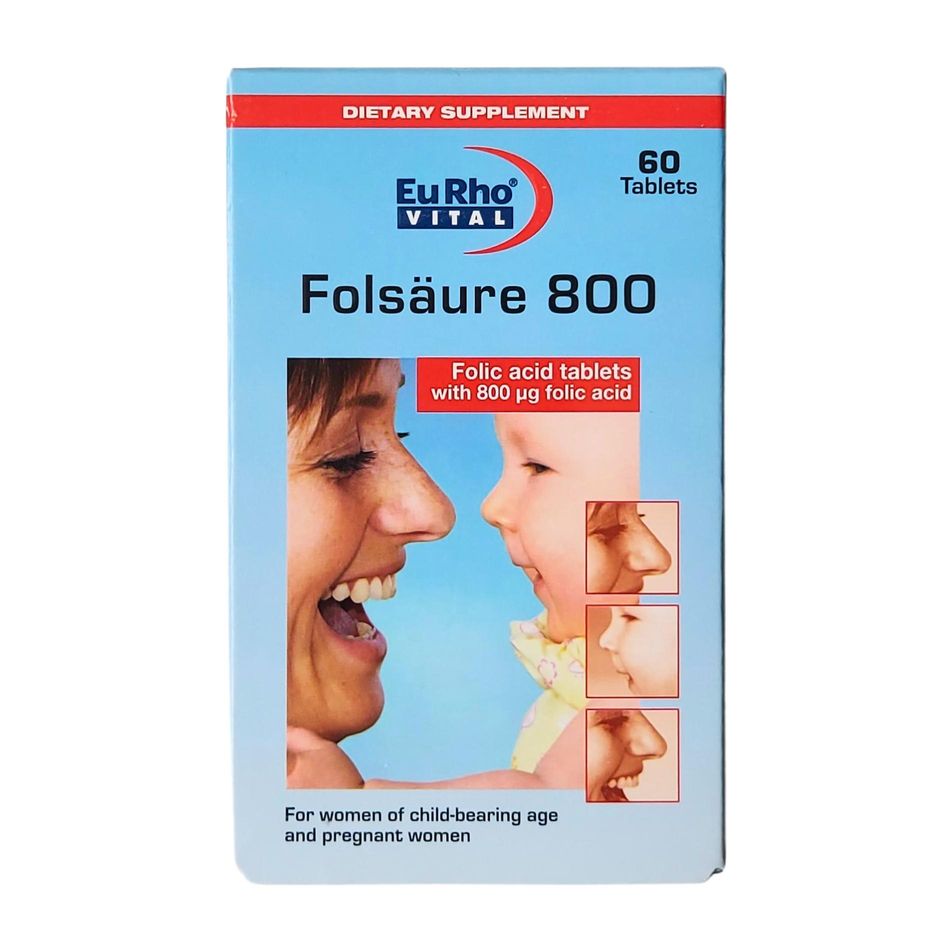 فولیک اسید 800 میکرو گرم 60 عددی