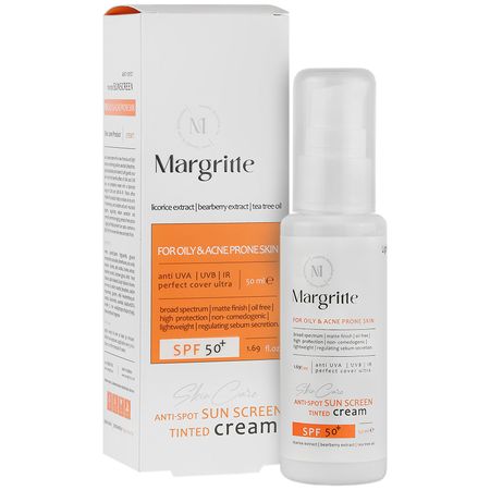 کرم ضد آفتاب روشن کننده پوست چرب SPF50