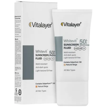 فلوئید ضد آفتاب ضد لک وایت ویت SPF50