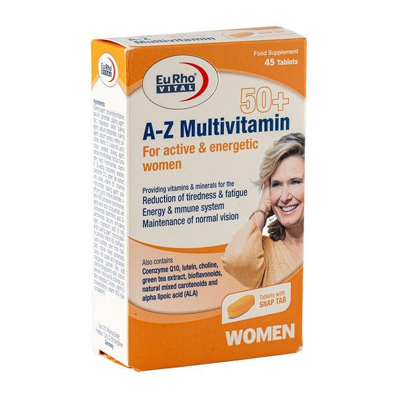 A  Z مولتی ویتامین بالای 50 سال بانوان