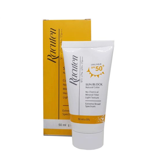 کرم ضد آفتاب رنگی راکوتن SPF50 پوست چرب