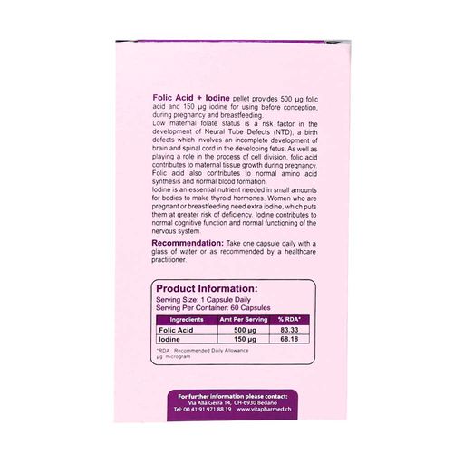 فولیک اسید پلاس ید ویوا تیون