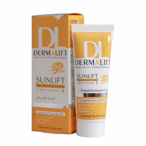 کرم ضد آفتاب پوست خشک SPF50 سان لیفت