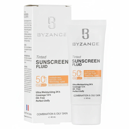 فلوئید ضد آفتاب رنگی SPF50 پوست چرب